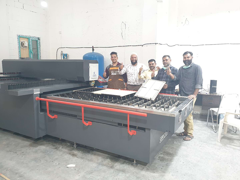 Jincheng laser machine shipment and installation